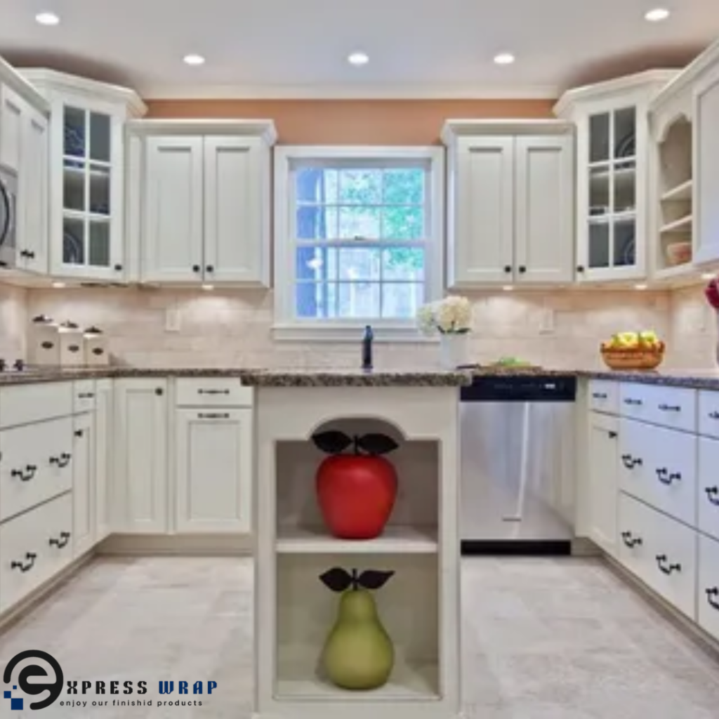 Kitchen Cabinets Wrapping