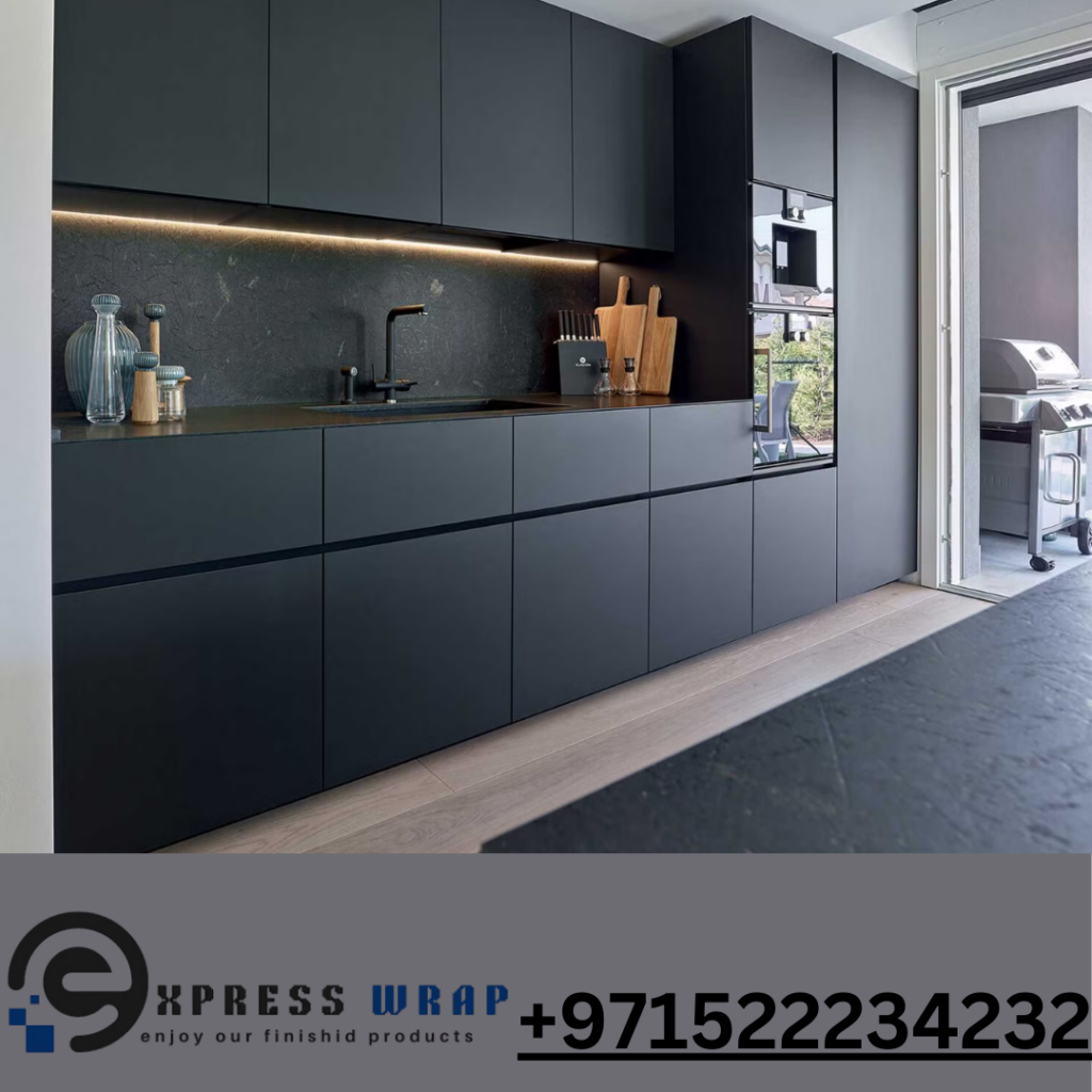 Professional Kitchen Furniture Vinyl Wrapping