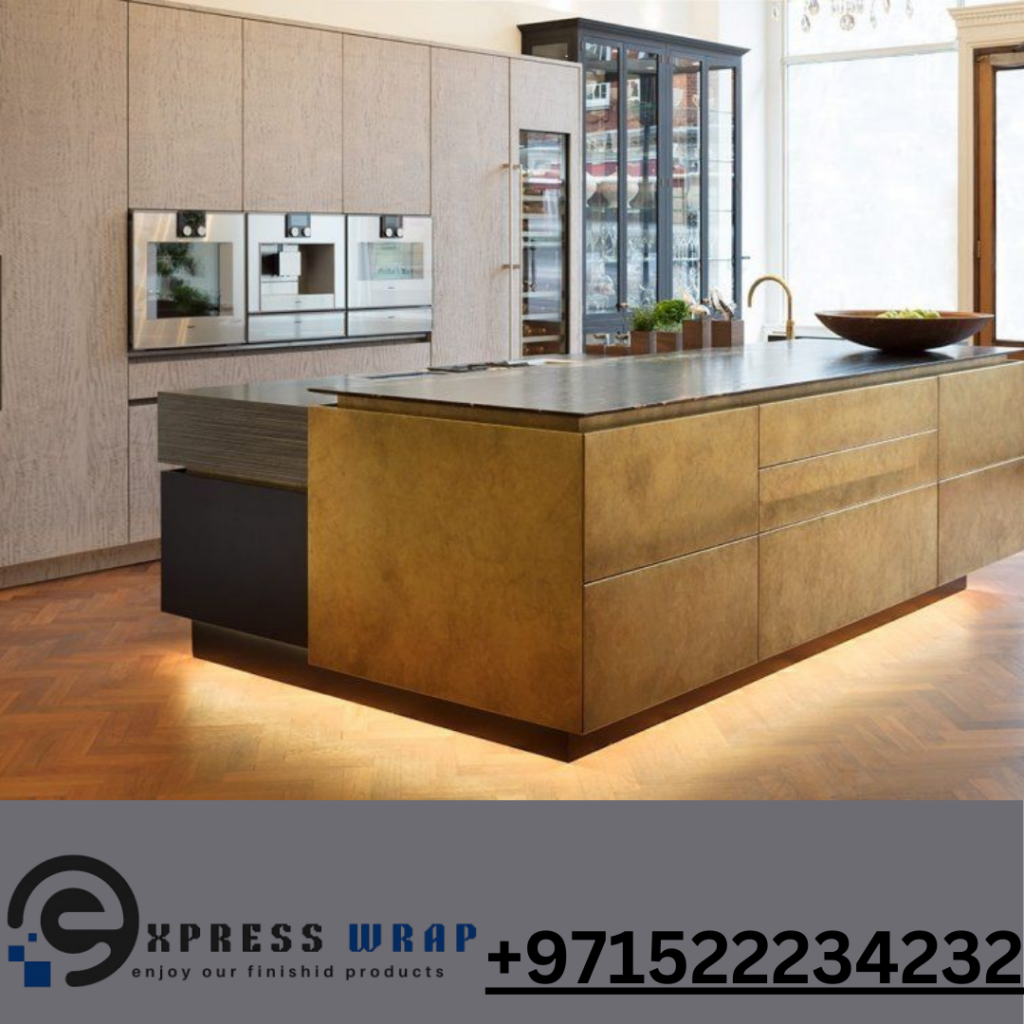 Professional Kitchen Furniture Vinyl Wrapping