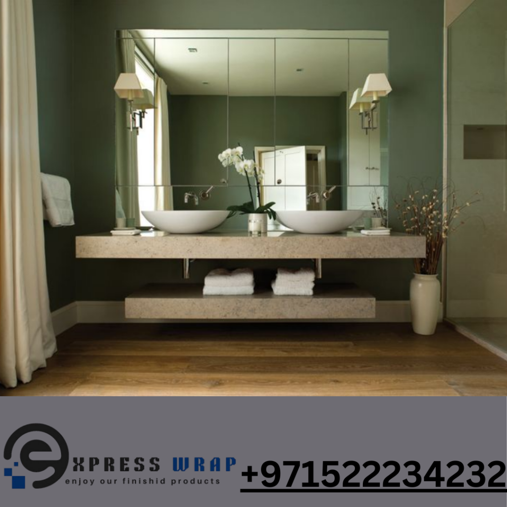 Bathroom Vinyl Wrapping